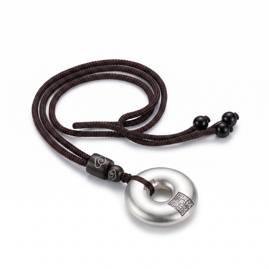 999.9 Pure Silve Symbols Necklace
