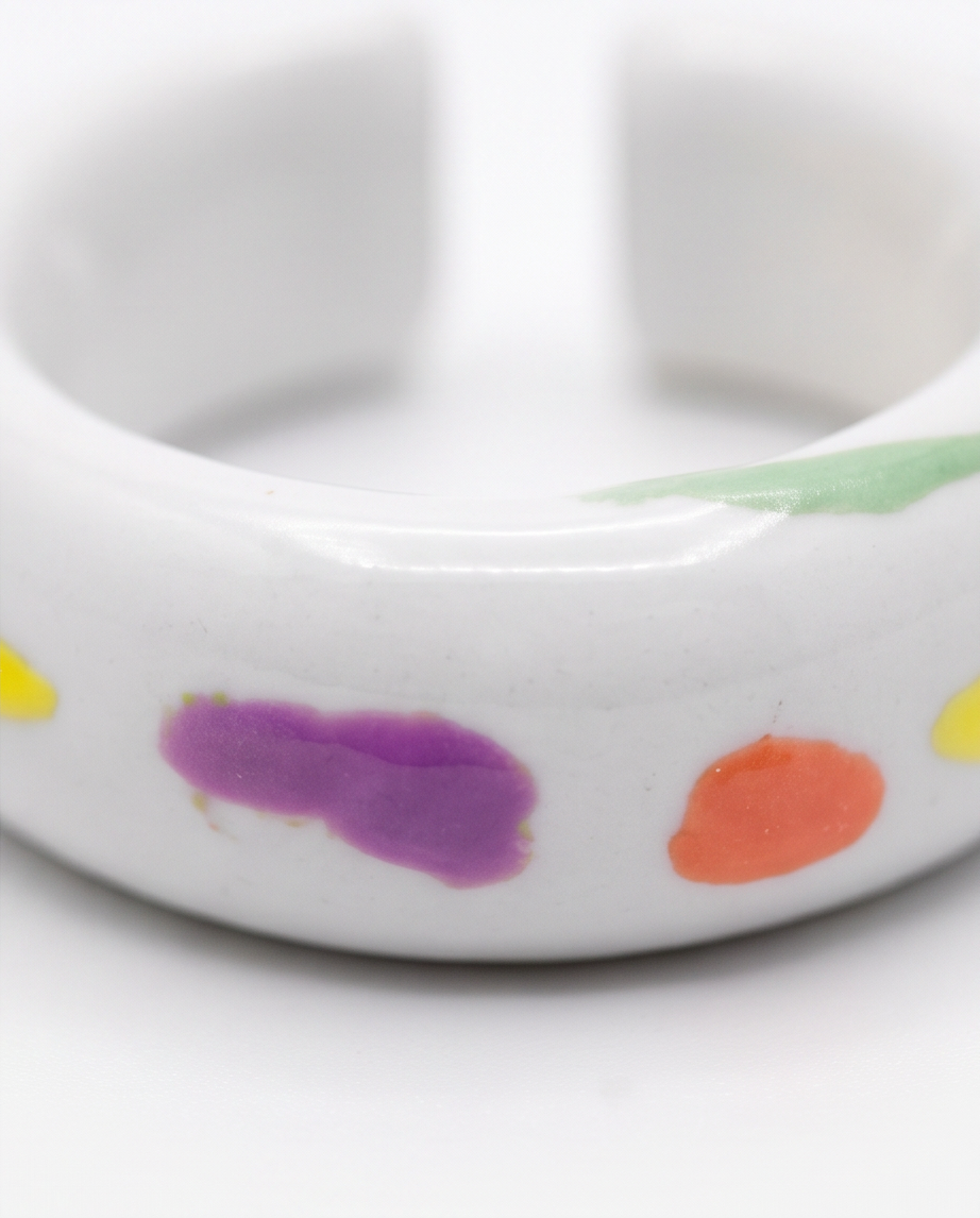 Paint dots ceramic ring